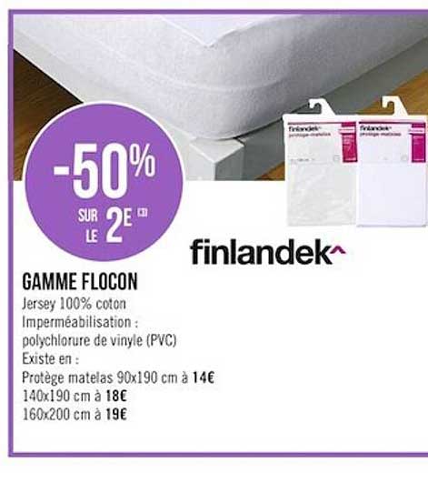 gamme flocon -50% sur le 2ème