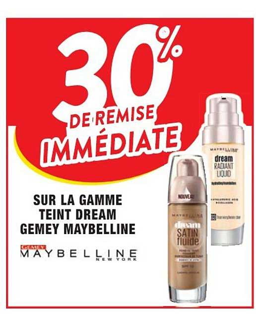 gamme teint dream gemey maybelline