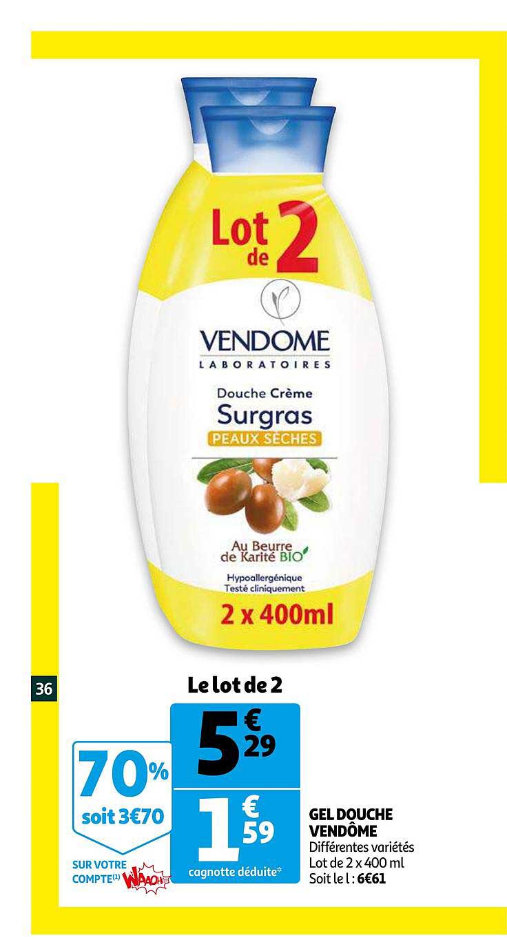 gel douche vendôme