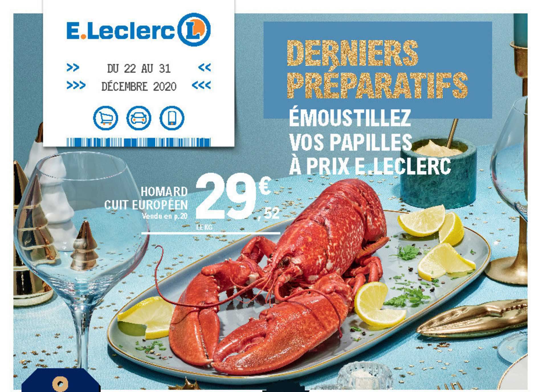 Homard Cuit Européen