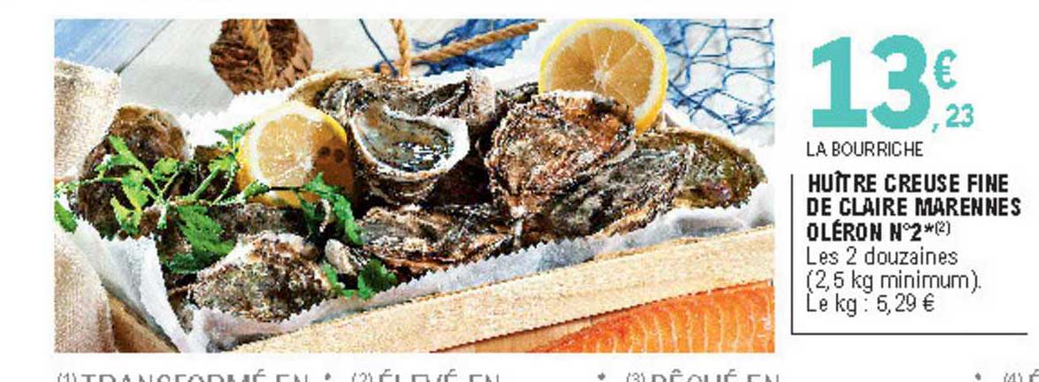 huître creuse fine de claire marennes oléron n°2
