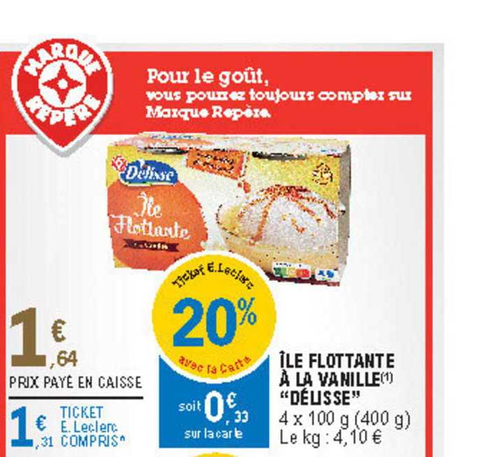 île flottante à la vanille "délisse"