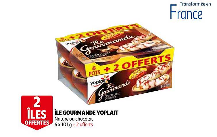 île gourmande yoplait 2 îles offertes
