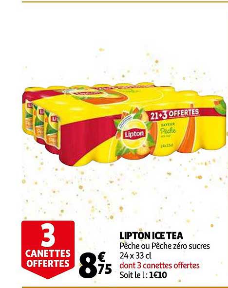 lipton ice tea 3 canettes offertes