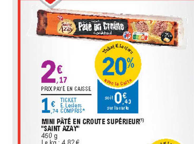 mini pâté en croute supérieur "saint azay"