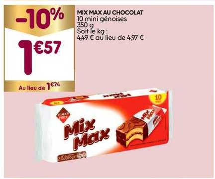 mix max au chocola
