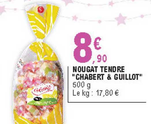 nougat tendre "chabert & guillot"