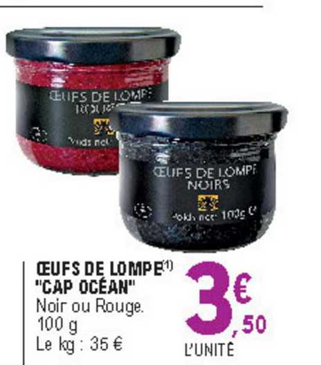 œufs de lompe "cap océan"