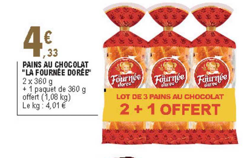 pains au chocolat "la fournée dorée"