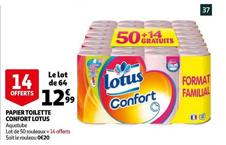 Papier Toilette Confort Lotus