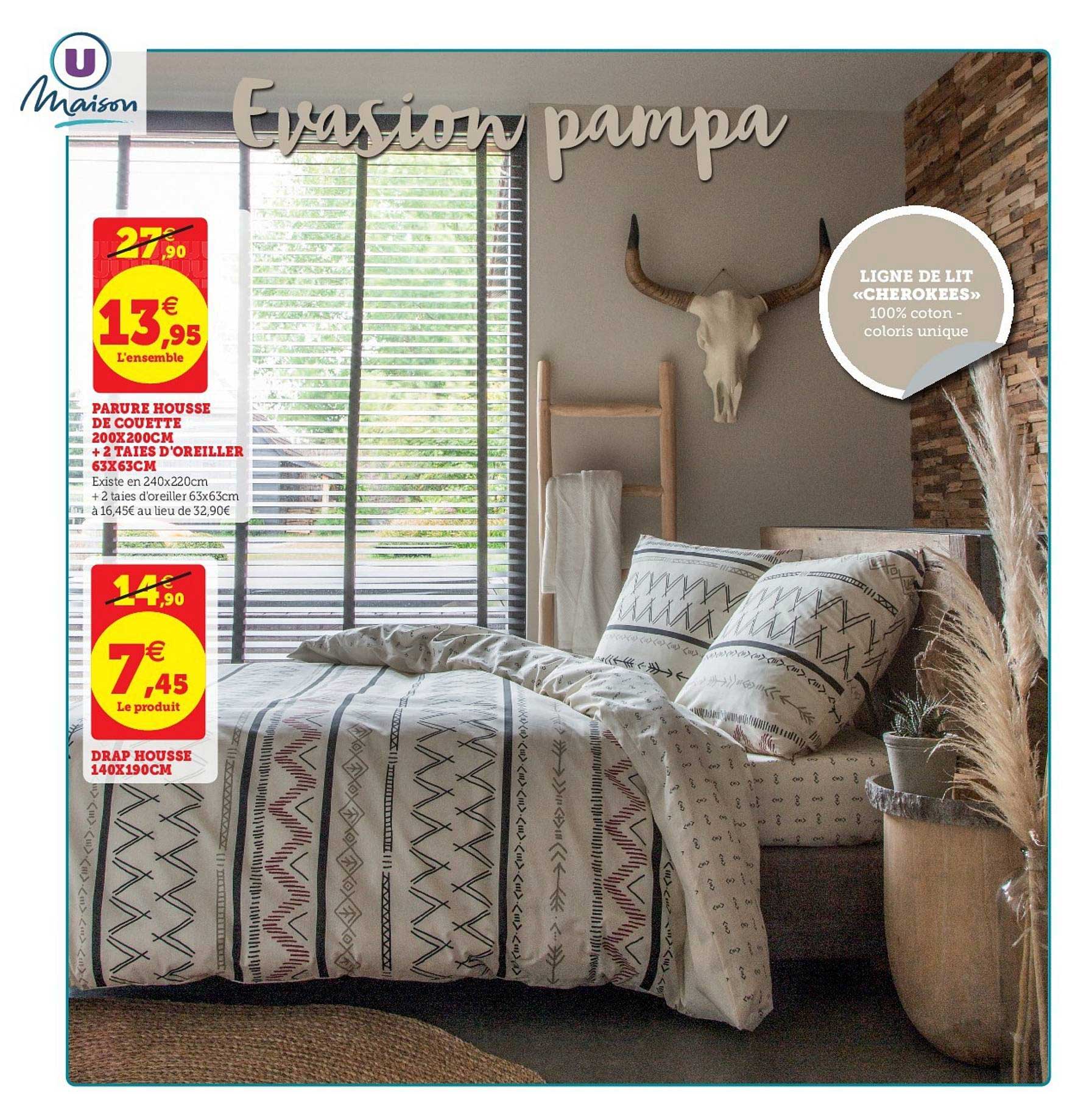 parure housse de couette 200x200cm + 2 taies d'oreiller 63x63cm