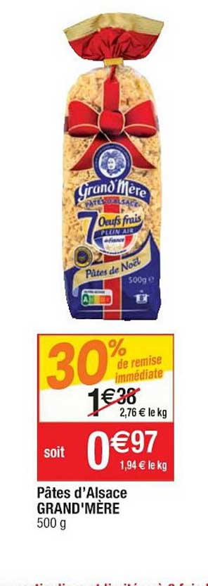 Pâtes D'alsace Grand'mère