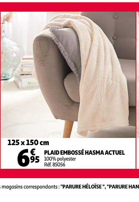 Plaid Embossé Hasma Actuel