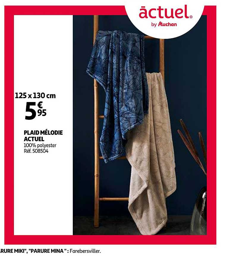 plaid mélodie actuel