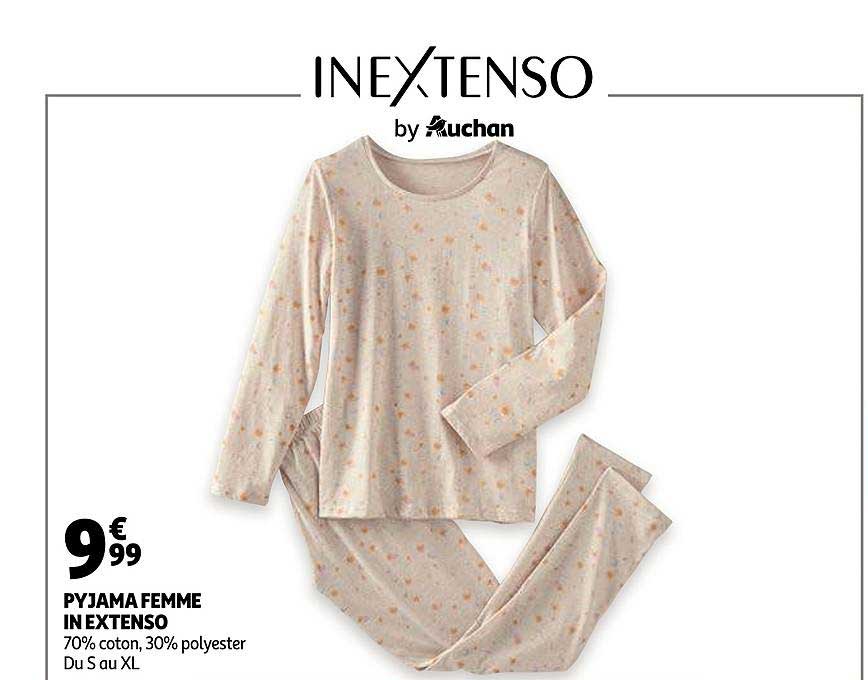 pyjama femme in extenso