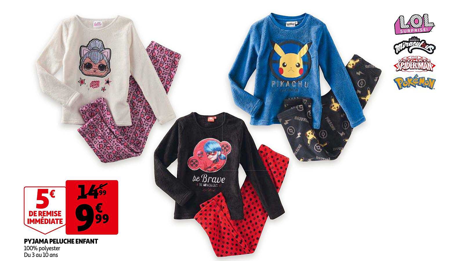 Pyjama Peluche Enfant