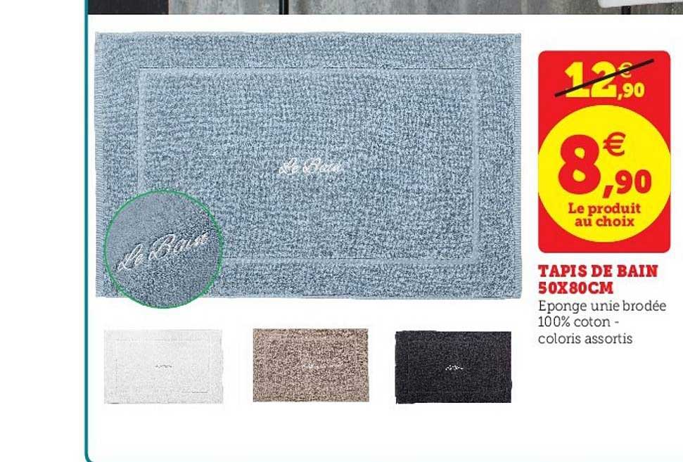 Tapis De Bain 50x80 Cm