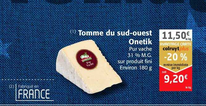 tomme du sud-ouest onetik