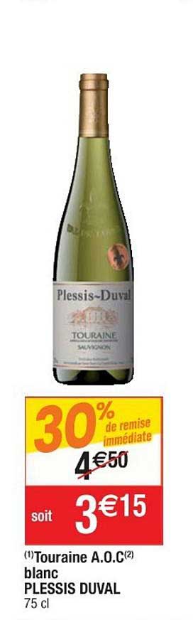 touraine a.o.c. blanc plessis duval