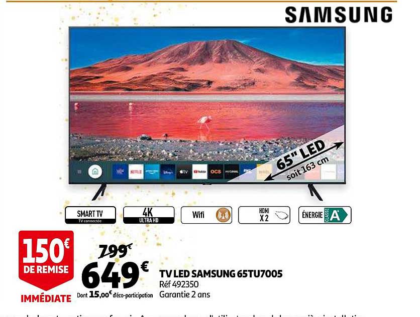 Tv Led Samsung 65tu7005