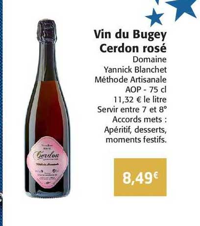 vin du bugey cerdon rosé domaine yannick blanchet méthode artisanale aop