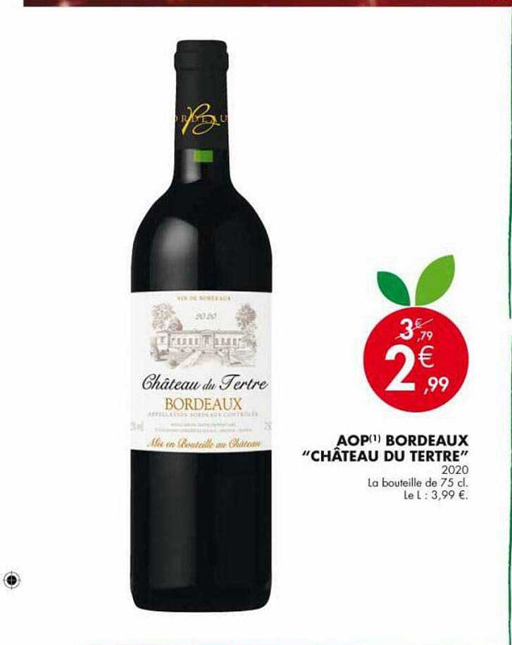 aop bordeaux "château du tertre"