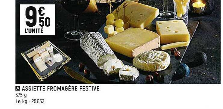 assiette fromagère festive