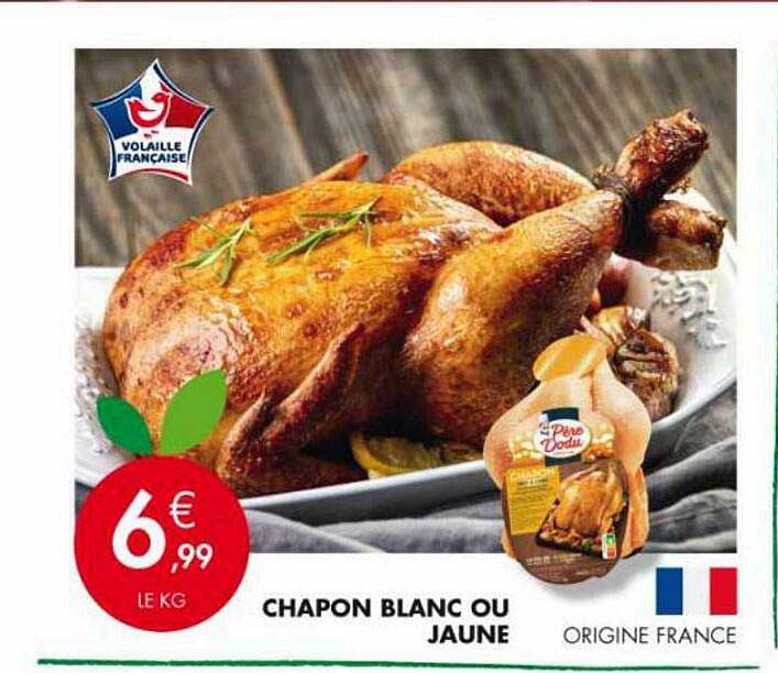 chapon blanc ou jaune