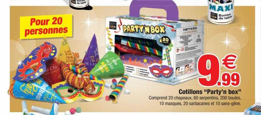 cotillons "party'n box"