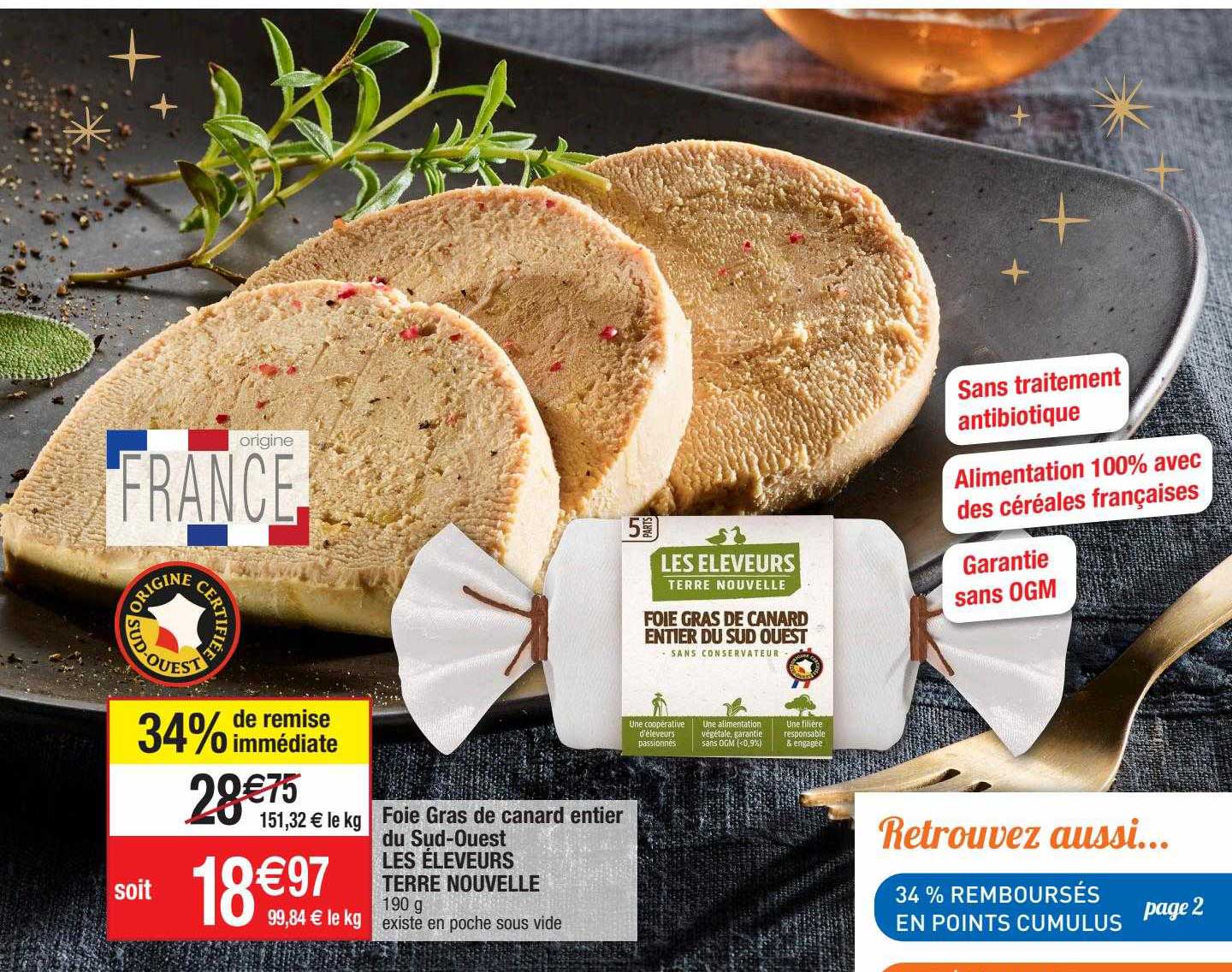 foie gras de canard entier du sud-ouest les éleveurs terre nouvelle