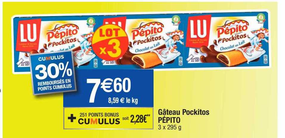 gâteau pockitos pépito