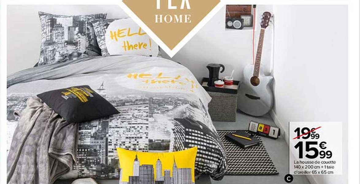 la housse de couette 140 x 200 cm + 1 taie d'oreiller 65 x 65 cm