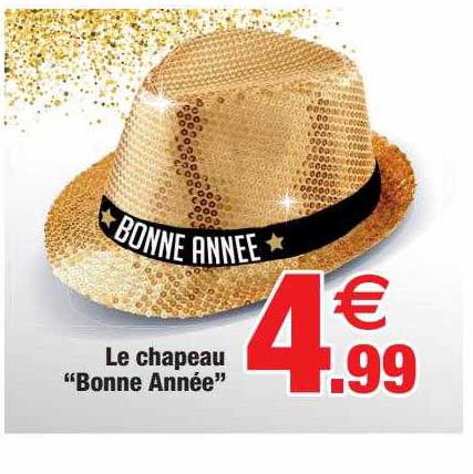 le chapeau "bonne année"