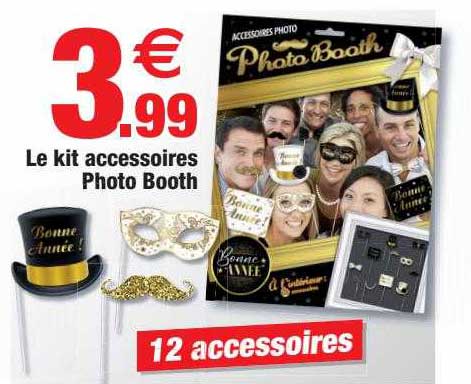 le kit accessoires photo booth