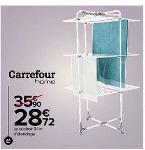 le séchoir 34 cm d'étendage carrefour home