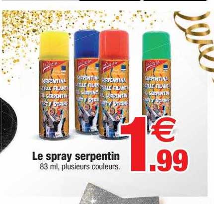 Le Spray Serpentin