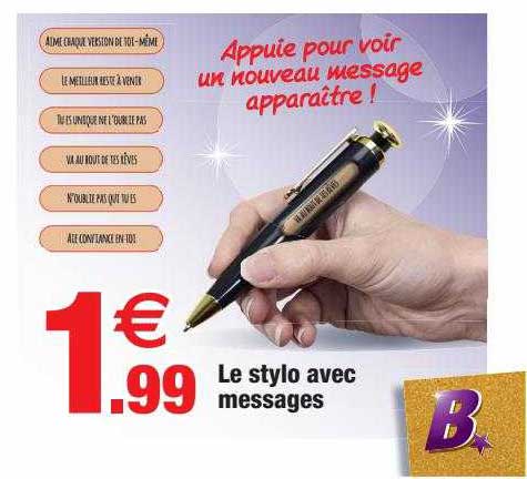 Le Stylo Avec Messages