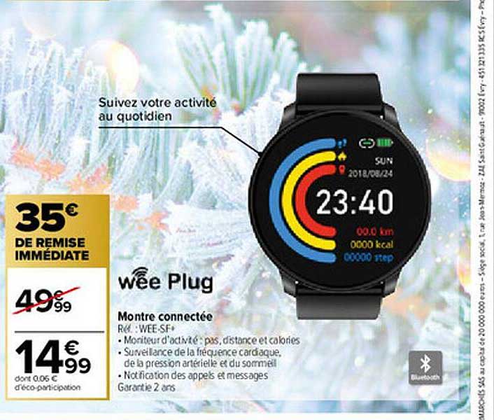 Montre Connectée Wee Plug