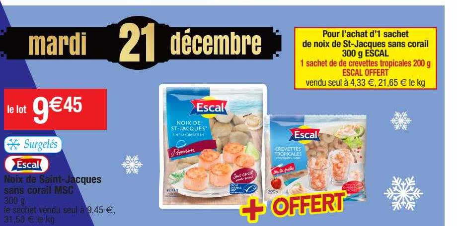 noix de saint-jacques sans corail msc