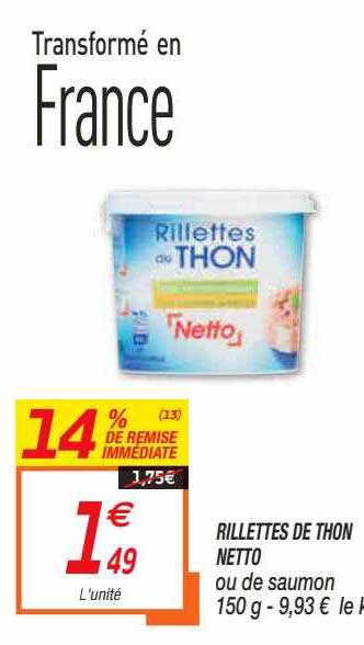 Rillettes De Thon Netto