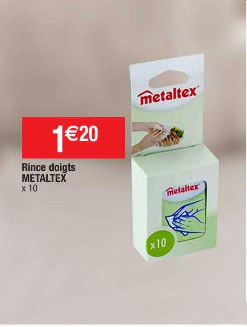 rince doigts metaltex