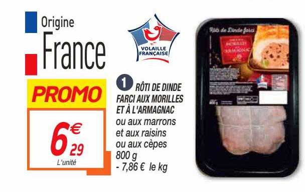 rôti de dinde farcie à l'armagnac