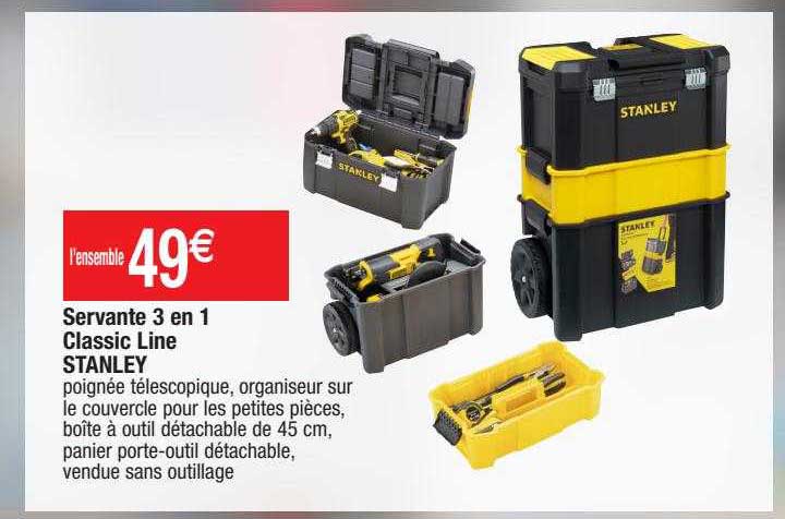 servante 3 en 1 classic line stanley