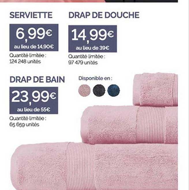 Serviette, Drap De Douche, Drap De Bain
