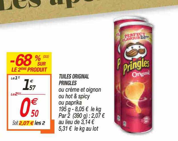 Tuiles Original Pringles