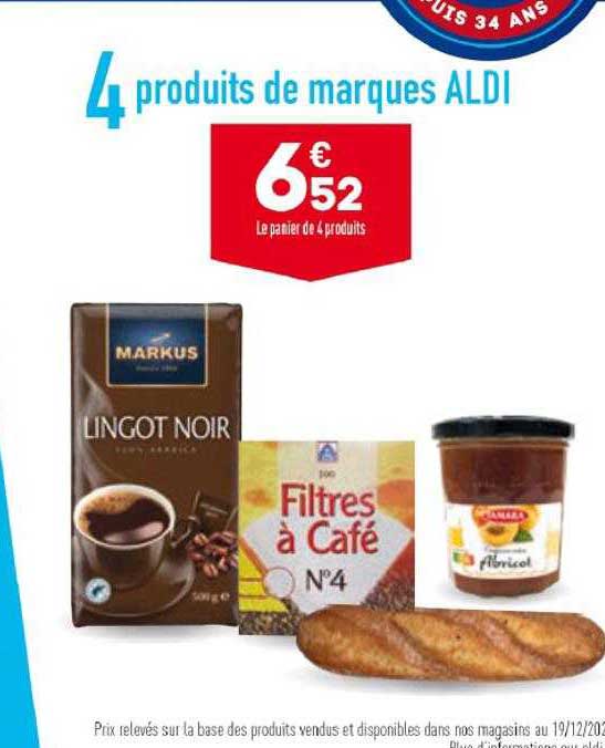 4 Produits De Marques Aldi