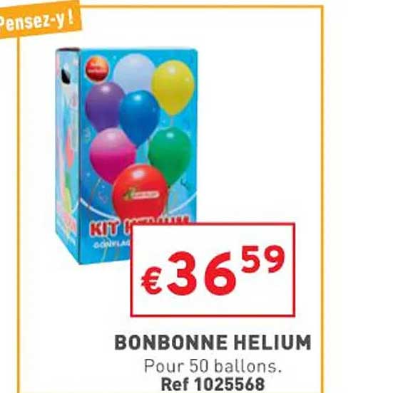 bonbonne helium
