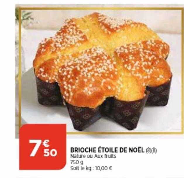 Briochette étoile De Noël