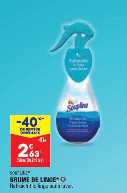brume de linge soupline