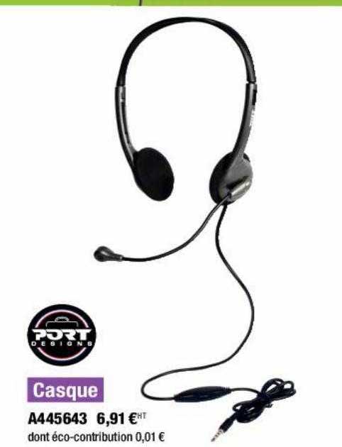 casque a445643 port designs